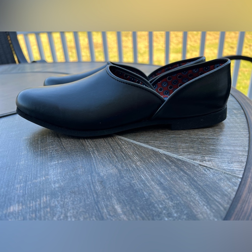 Gold Bond VTG Black Slip-On Shoes Size 9D Cushioned Classic Comfort